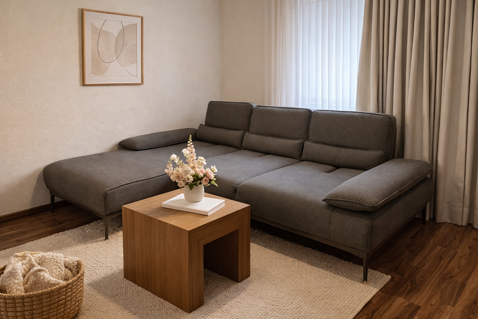 Área de descanso común de Casa Privé con sofás confortables